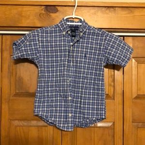 Boys size 6 shirt sleeve polo